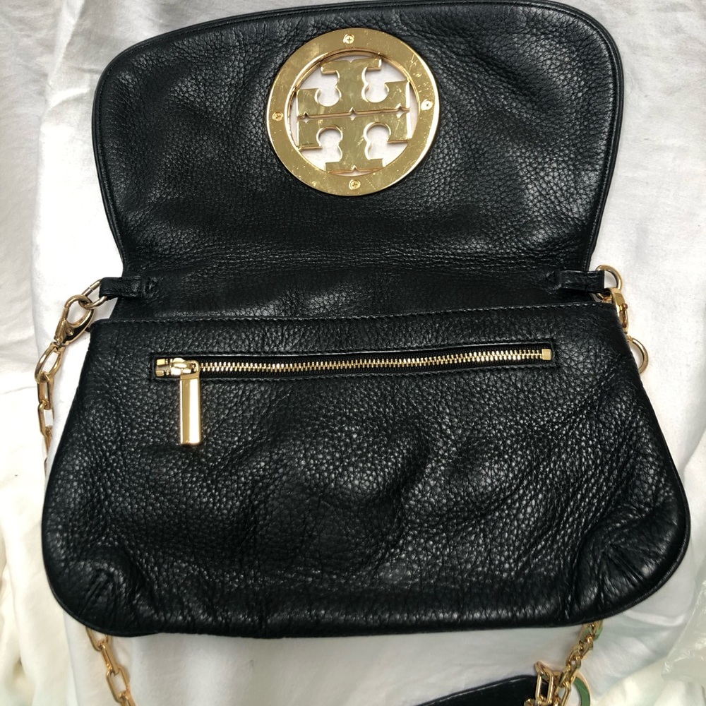 🔴Authentic TORY BURCH Black Crossbody/ ClutchBag - Picture 6 of 9
